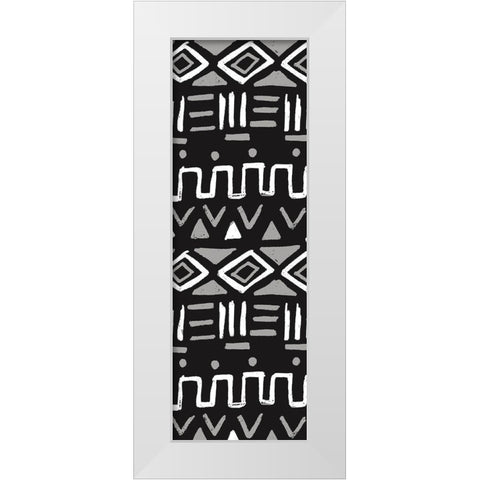 Slate Tribe White Modern Wood Framed Art Print by Villa, Milli