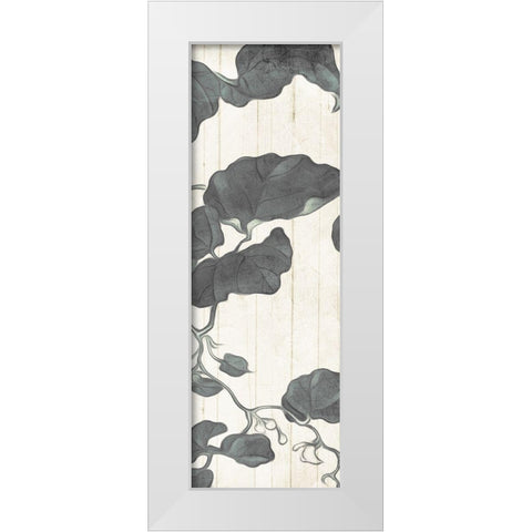 Muted Hanging Leaves 2 White Modern Wood Framed Art Print by Villa, Milli