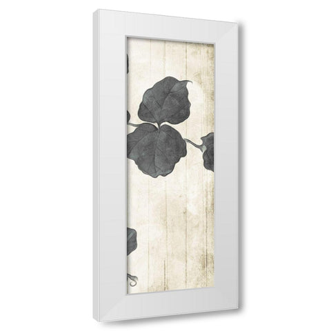 Muted Hanging Leaves 3 White Modern Wood Framed Art Print by Villa, Milli