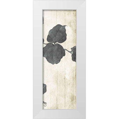 Muted Hanging Leaves 3 White Modern Wood Framed Art Print by Villa, Milli