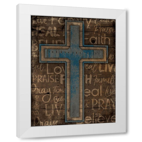 Rise White Modern Wood Framed Art Print by Villa, Mlli