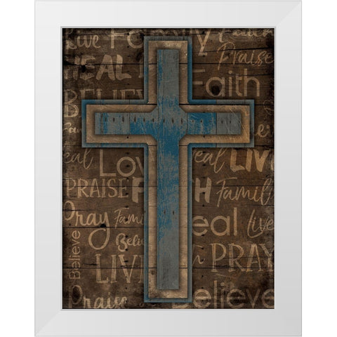 Rise White Modern Wood Framed Art Print by Villa, Mlli