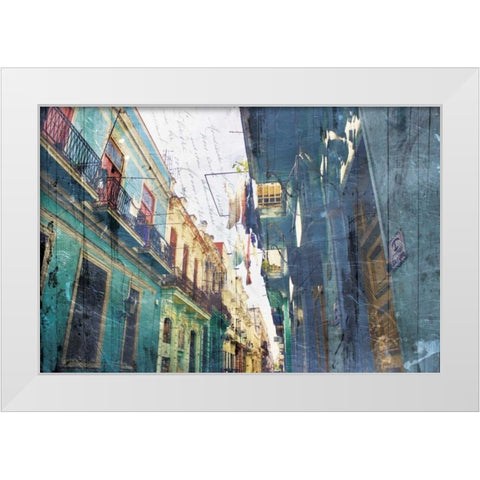 Havanagram Too White Modern Wood Framed Art Print by Villa, Milli