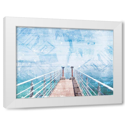 Out To See White Modern Wood Framed Art Print by Villa, Milli