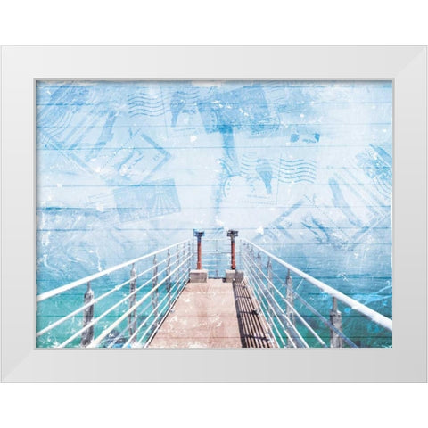Out To See White Modern Wood Framed Art Print by Villa, Milli