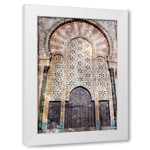 Go In White Modern Wood Framed Art Print by Villa, Milli