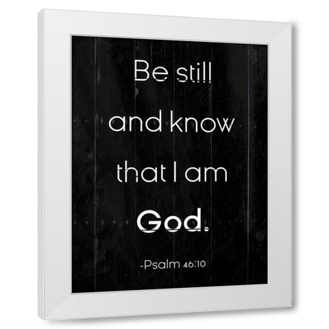Be Still White Modern Wood Framed Art Print by Villa, Milli