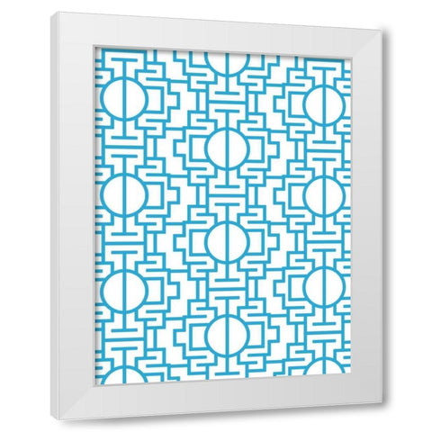 Tech Wall White Modern Wood Framed Art Print by Villa, Milli