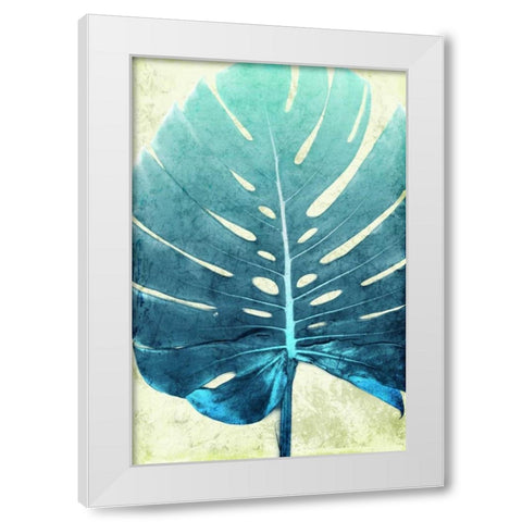 Bright Leaf White Modern Wood Framed Art Print by Villa, Milli
