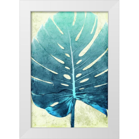Bright Leaf White Modern Wood Framed Art Print by Villa, Milli