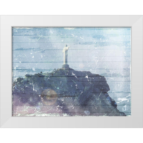 Look Above White Modern Wood Framed Art Print by Villa, Mlli