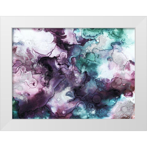 Dark Couds White Modern Wood Framed Art Print by Villa, Mlli