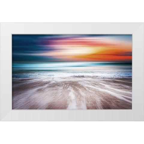 Look Out To Sea White Modern Wood Framed Art Print by Villa, Mlli