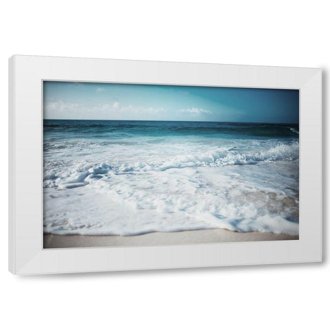 Close Waves White Modern Wood Framed Art Print by Villa, Milli
