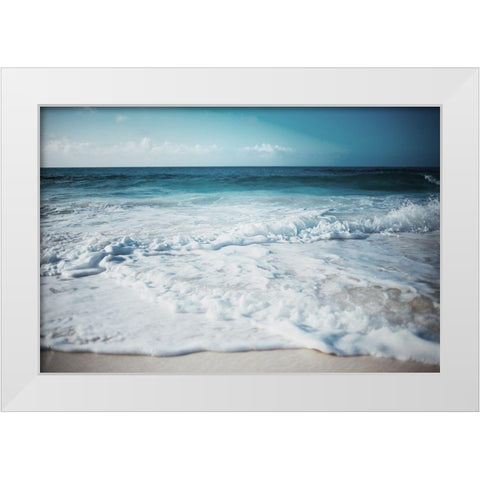 Close Waves White Modern Wood Framed Art Print by Villa, Milli