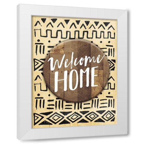 Tribe Phrase White Modern Wood Framed Art Print by Villa, Mlli