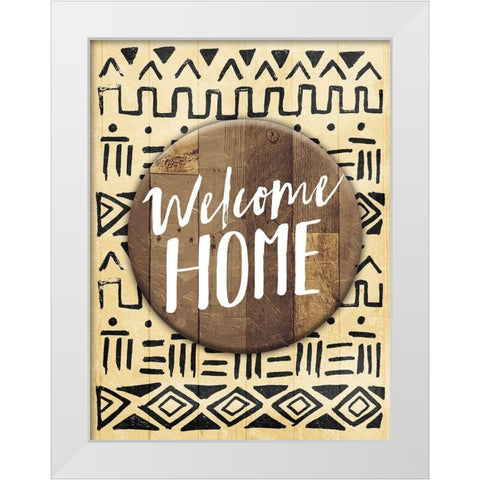 Tribe Phrase White Modern Wood Framed Art Print by Villa, Mlli
