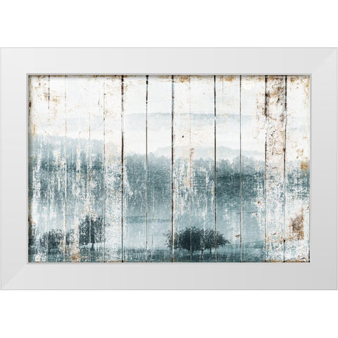 Forrest White Modern Wood Framed Art Print by Villa, Mlli