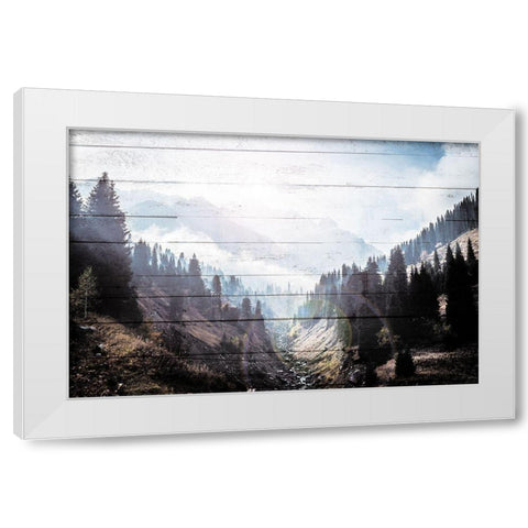 Bright Woods White Modern Wood Framed Art Print by Villa, Mlli