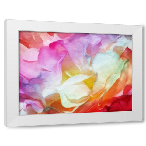 Colorful Blend White Modern Wood Framed Art Print by Villa, Mlli