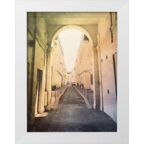 Next Block White Modern Wood Framed Art Print by Villa, Mlli