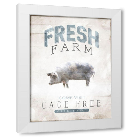 Fresh Farm White Modern Wood Framed Art Print by Villa, Mlli