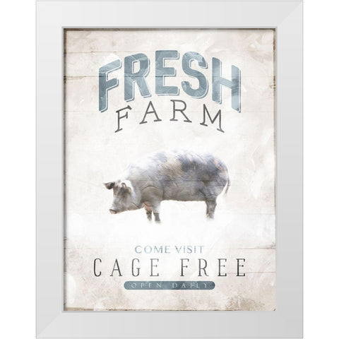 Fresh Farm White Modern Wood Framed Art Print by Villa, Mlli
