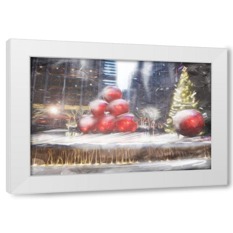 Street Ornaments White Modern Wood Framed Art Print by Villa, Mlli