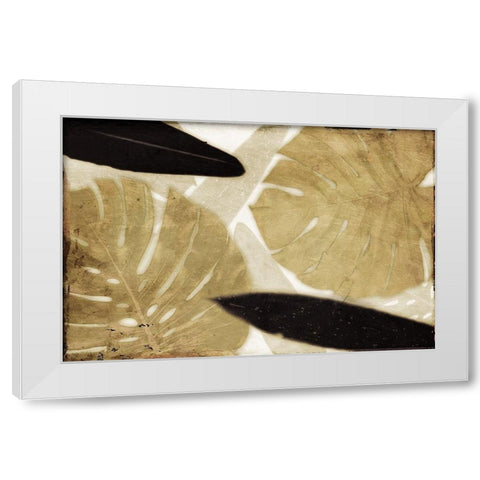 Golden Safari White Modern Wood Framed Art Print by Villa, Mlli