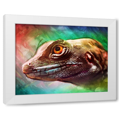 Bright Rep White Modern Wood Framed Art Print by Villa, Mlli
