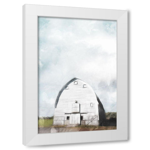 Sky Barn White Modern Wood Framed Art Print by Villa, Mlli