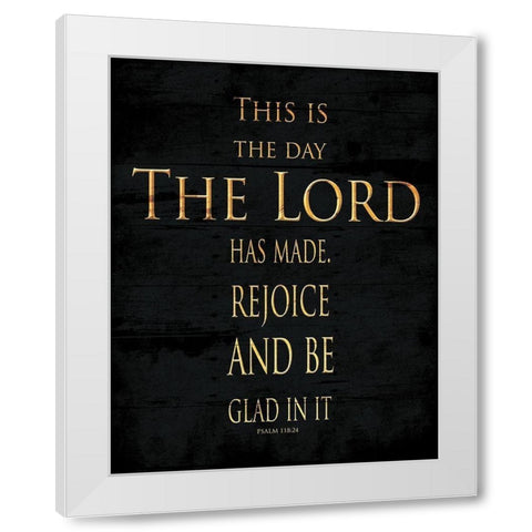The Lord White Modern Wood Framed Art Print by Villa, Mlli