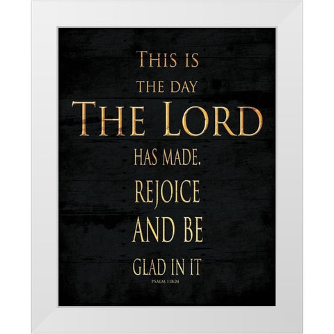 The Lord White Modern Wood Framed Art Print by Villa, Mlli