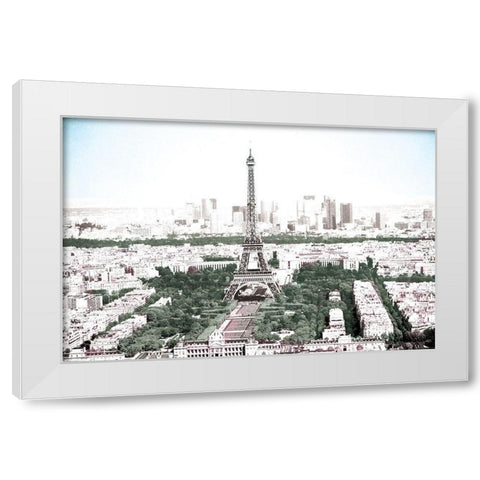 Soft Paris White Modern Wood Framed Art Print by Villa, Mlli