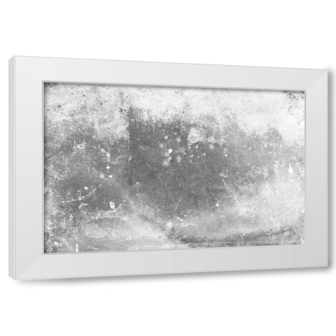 Metallic Wall White Modern Wood Framed Art Print by Villa, Mlli