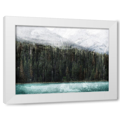 Look At The Trees White Modern Wood Framed Art Print by Villa, Mlli