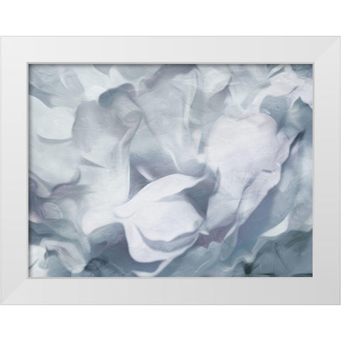 Cool Floral Abstract White Modern Wood Framed Art Print by Villa, Mlli