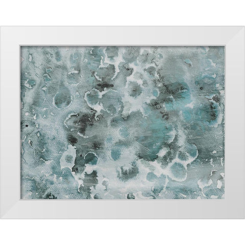 Cool Flower Bursts White Modern Wood Framed Art Print by Villa, Milli