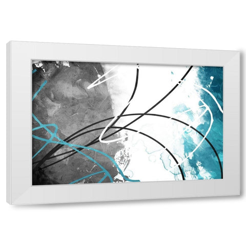 Find The Way White Modern Wood Framed Art Print by Villa, Mlli