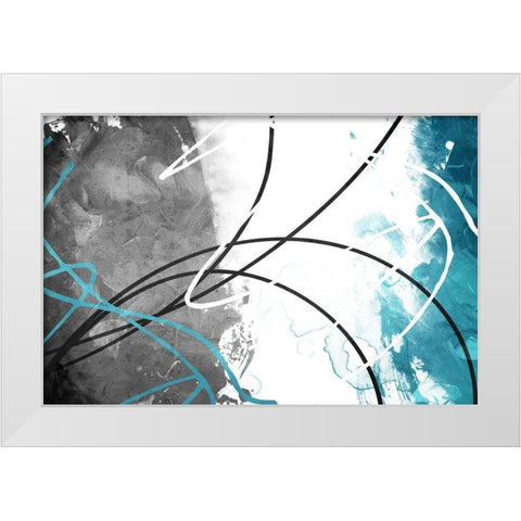 Find The Way White Modern Wood Framed Art Print by Villa, Mlli