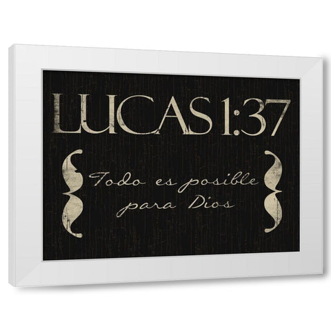 Lucas Todo White Modern Wood Framed Art Print by Villa, Mlli