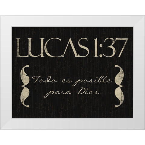 Lucas Todo White Modern Wood Framed Art Print by Villa, Mlli