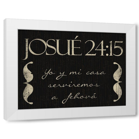 Josue Yo White Modern Wood Framed Art Print by Villa, Mlli