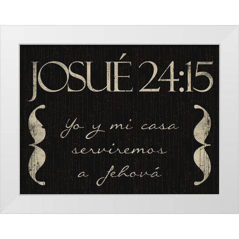 Josue Yo White Modern Wood Framed Art Print by Villa, Mlli