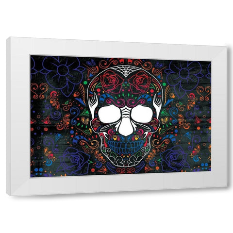 Colorful Candy Reverse White Modern Wood Framed Art Print by Villa, Mlli