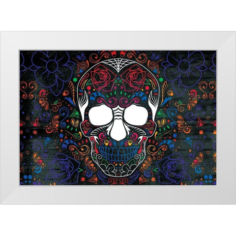 Colorful Candy Reverse White Modern Wood Framed Art Print by Villa, Mlli