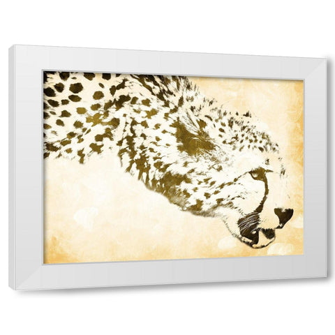 Want A Drink White Modern Wood Framed Art Print by Villa, Mlli