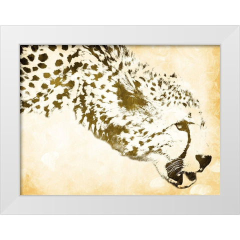 Want A Drink White Modern Wood Framed Art Print by Villa, Mlli