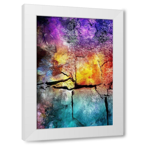 Rock Wall White Modern Wood Framed Art Print by Villa, Mlli