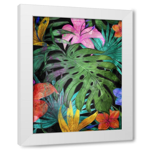 Color In The Forest Part 2 White Modern Wood Framed Art Print by Villa, Mlli